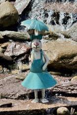 CLEO RABBIT W/UMBRELLA *NEW* AVAIL JAN 2025